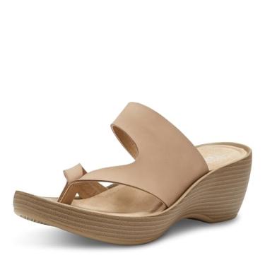 Imagem de Eastland Sandália Anabela Feminina Laurel Wedge, Sandálias Femininas, Cinza claro, 9