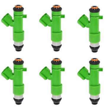 Imagem de AUTO OCCASION Conjunto de 6 injetores de combustível compatíveis com Infiniti EX35 FX35 G35 M35 Q50 Q70 QX60 3,5L Nissan Altima Maxima Murano Substituir 16600-JK20A