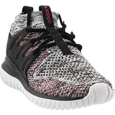 Imagem de Tênis de corrida masculino Adidas Tubular Nova Pk Originals, Marrom/preto-vermelho, 7.5