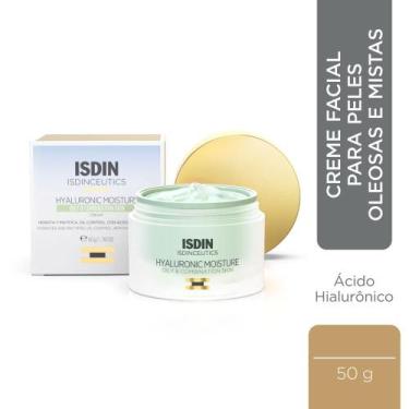 Imagem de Creme Facial Anti-Sinais Isdin Hyaluronic Moisture Pele Mista e Oleosa