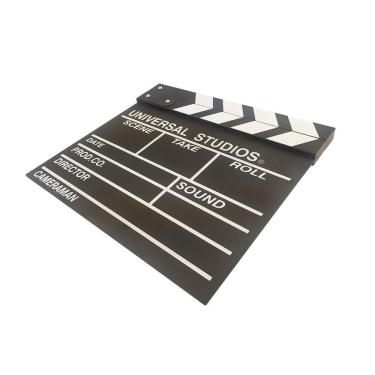 Imagem de Claquete Placa Quadro Decorativo Criativo Estúdio Cinema