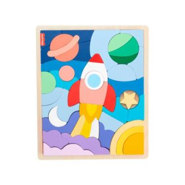 Imagem de Brinquedo para Bebê Fisher-Price  - Quebra-Cabeça do Espaço Mattel 43 
