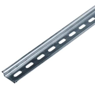 Imagem de Sibratec trilho din ferro zincado 35 x 7,5 x 1000mm perfurado