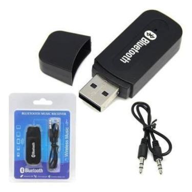 Imagem de Adaptador Bluetooth/USB It-Blue + Cabo Auxiliar P2 - Música Para Som De Carro