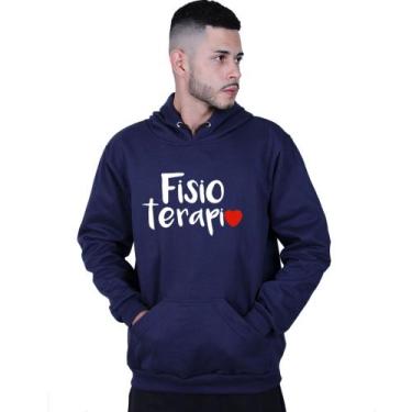 Imagem de Moletom Unissex Canguru Faculdade Fisioterapia - Lafre, Azul marinho, 