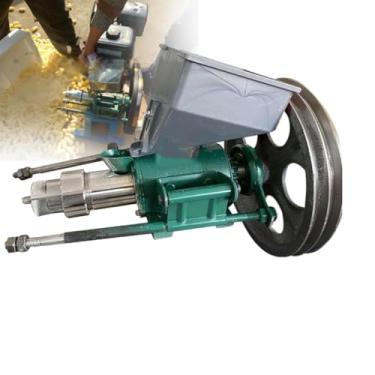 Imagem de HYZHANHONG Pequena máquina multifuncional de enchimento de lanche de arroz de milho, extrusora de alimentos bufada Extrudingwith 7 moldes Extrusora de comida bufada para rua Stall