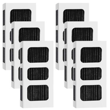 Imagem de Pacote com 6 peças de substituição de filtro de ar para geladeira compatível com Paultra2, compatível com Frigidaire Pure Air Ultra 2, Pure Air Ultra II e Electrolux 242047805, 5303918847, EAP12364179