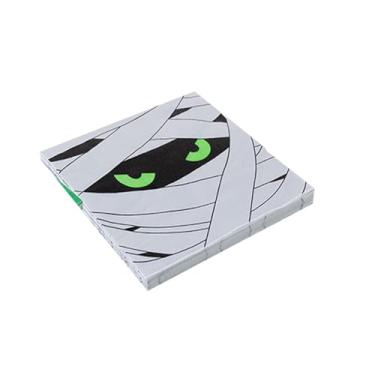 Imagem de Guardanapo De Papel Halloween 33Cm Com 20 Unidades Temáticos Múmia