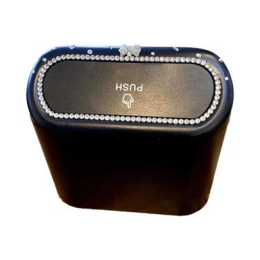 Imagem de Lixeira Grande Em Forma De Laço De Diamante Para Carro, Caixa De Armaz