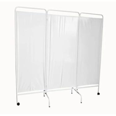 Imagem de Biombo Triplo C/Rodinhas P/Clinicas Consultorios Hospitais