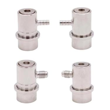 Imagem de Fabricação caseira de cerveja Heavy Duty Stainless Steel Ball Lock Corny Keg Disconnect Gas & Liquid Cornelius Style Home Brew Beer Kegging Acessórios para vinho(Beer MFL)