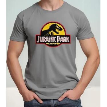 Imagem de Camisa Camiseta Adulto Masculina Feminina Algodão Filme Dinossauro Jur