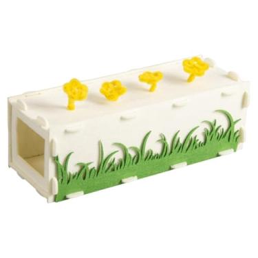 Imagem de MotiveTech Túnel para hamsters, abrigo para porquinhos-da-índia, gaiola decorativa, versátil, leve, feltro macio, design removível, 30x11.5x10cm