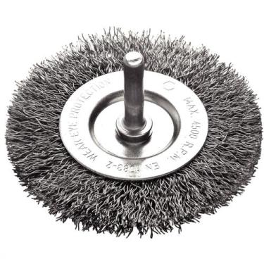 Imagem de Escova Circular Arame Ondulado com Haste 2x1/4'' Tramontina PRO