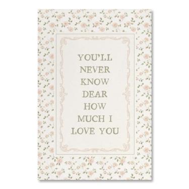 Imagem de Youll Never Know Nursery Inspirational Quote Wall Art Farmhouse Girls Room Decor Print Pálido Verde Sálvia Floral Motivacional Poster Vintage Cottagecore Lembrete Diário Imagem 30 x 45 cm Sem Moldura