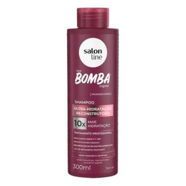 Imagem de Shampoo Sos Bomba Ultra-Hidratação Reconstrutora Salon Line 300ml