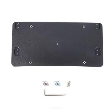 Imagem de Tumukiw Suporte de placa de carro traseiro compatível com Mercedes-Benz, kit de montagem da moldura da etiqueta do porta-malas do carro com parafusos e chave inglesa (30 cm x 15 cm)
