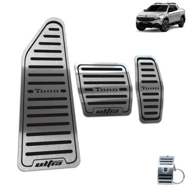 Imagem de Descanso + Pedaleira Aut Fiat Toro Ultra 2016 A 2021 Preto