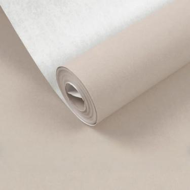 Imagem de ESSMOKO Papel de parede moderno estilo nórdico seda não tecido papel de parede não autoadesivo quarto sala de estar escritório decoração de fundo adesivos cinza rosa 53 * 950 cm