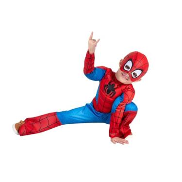 Imagem de Spidey and His Amazing Friends Toddler Spider-Man Costume for Boys 3T/4T Multicolor