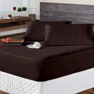 Imagem de Protetor Colchão Max Impermeável King 3 Peças - Tabaco