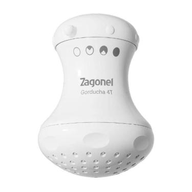 Imagem de Chuveiro Elétrico Zagonel Gorducha 4 Temperaturas Branco 5700w 220V