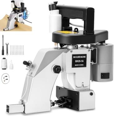 Imagem de Máquina de Costura Portátil, Overlock, Maquina de Costura Overlock, 220V, Prata GK26-1A, 1250 RPM, Agulha Única, Corrente de Fio Único