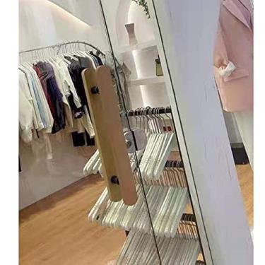 Imagem de Puxador de porta de correr de vidro, maçaneta de porta de dupla face com aderência moderna para madeira, aço, alumínio, portas de vidro, adega, lojas, bar, puxadores de madeira da porta da frente (c