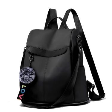 Imagem de Mochila juvenil, repelente de água, sistema anti-roubo, nylon