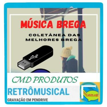 Imagem de Pen drive 8gb com Músicas = Música Brega (mp3) Em Pastas - Cmd 08