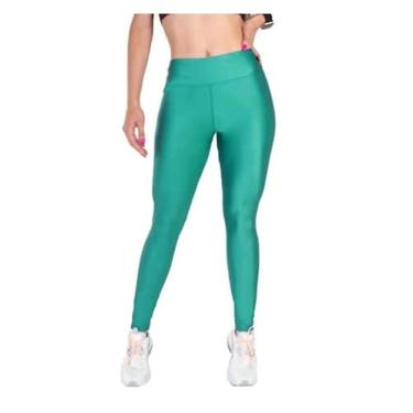 Imagem de Calça Leguing Poliamida Cirre, Sem Transparência - ASHYC, Verde, GG/44