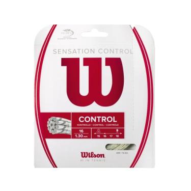 Imagem de Corda Wilson Sensation Control 16 1.30 - Set Individual, Branco