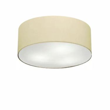 Imagem de Plafon Para Sala Cilíndrico SL-3046 Cúpula Cor Algodão Crú