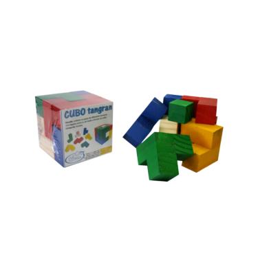 Imagem de Cubo De Encaixe Tangram Tridimensional - Artyara