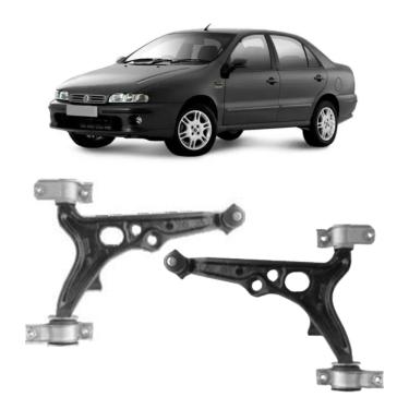 Imagem de Par Bandeja Balança Suspensão Diant Pivô Marea 1999 Ao 2006