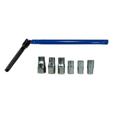 Imagem de ShengQuanHao Chave Ajustável de 8-14 Mm, Conjunto de Porcas Traseiras de Encanador, Ferramenta de Remoção, Reparo de de Banheiro, Endurecida E Resistente, Azul, Tamanho real