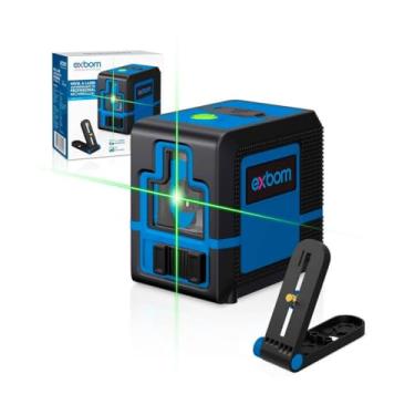 Imagem de Nível Laser 3D Profissional com 2 Linhas e Sistema Autonivelante – Alta Precisão, Feixe 360°, Bateria de Lítio e Alerta Visual Piscante