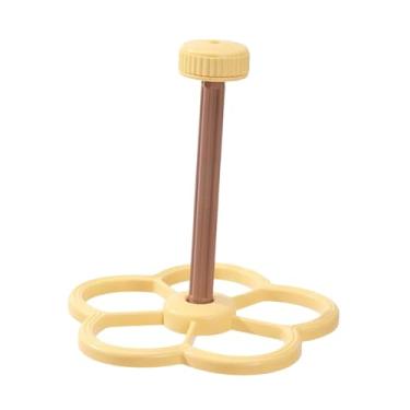 Imagem de Ｂｅｓｇａ Poleiro para pássaros, brinquedo para pássaros, entretenimento, divertido, fácil instalação, moinho de vento giratório interativo para calopsitas, Amarelo