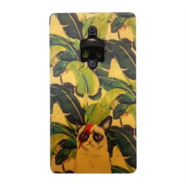 Imagem de Abridor de Garrafa Magnético Parede - Cat Bowie