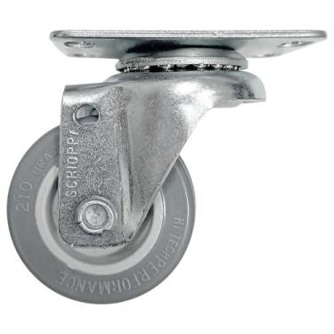 Imagem de Kit Rodízio 210 Placa Girat Base Larga 4 Un - SCHIOPPA