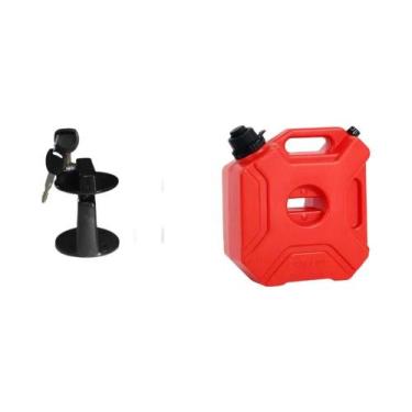 Imagem de Tanque De Combustível Para Motocicleta Com Trava Infantil, Lata De Gas
