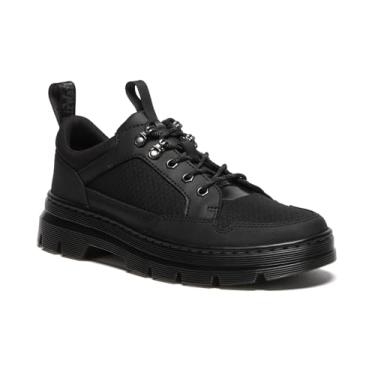 Imagem de Dr. Martens Sapato Oxford unissex para adultos, Tela hexagonal reciclada preta + ajax, 8 Women/7 Men