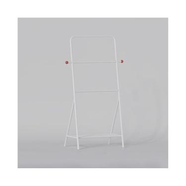 Imagem de porta-toalhas Toalheiro doméstico multicamadas, para banheiro, sem perfurações, para armazenamento de(Branco)