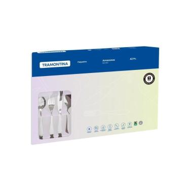 Imagem de Faqueiro Para Churrasco Tramontina Amazonas Em Aço Inox 42 Peças