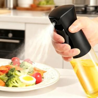 Imagem de Pulverizador de óleo Chef-Trusted: Spray contínuo com controle de porção para cozinhar, saladas, churrascos e muito mais