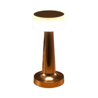 Imagem de Luminária De Mesa LED Recarregável Com Sensor De Toque Luz Noturna Sem