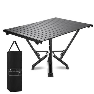 Imagem de Mesa de acampamento MTRVR, dobrável, portátil, alumínio, 172 kg de car
