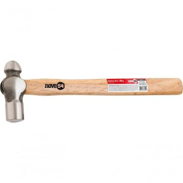 Imagem de Martelo Bola 300g Aço Forjado Cabo Madeira - Nove54