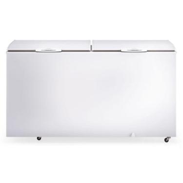Imagem de Freezer 2 Tampas Gelopar Conservador Branco 532L Ghb530bin Bivolt