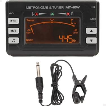 Imagem de Afinador e Metrônomo 2 em 1 MT-40W – Universal para Instrumentos Musicais